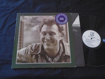 JERRY JEFF WALKER, Too Old To Change WHITE LABEL PROMO USA LP FREE SHIPPING