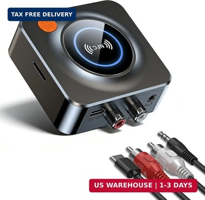 Bluetooth Receiver for Home Stereo, AUX RCA to Bluetooth Adapter