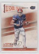 2018 Panini Contenders Draft Picks Old School Colors Tim Tebow #19 wd9