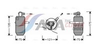 Trockner Klimaanlage AVA Clever Choice MSD293 FüR SLK Mercedes 74Mm Stahl R170