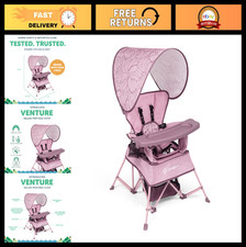 Portable Baby Chair with Sun Canopy Indoor/Outdoor Use 3 Growth Stages