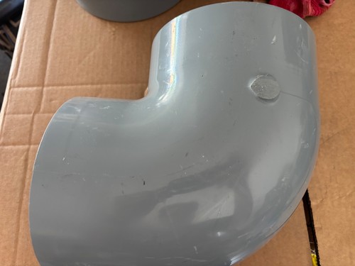 6” CPVC SCH 80 90° Elbow socket weld ends Pipe Fitting USA fast shipping