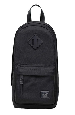 Herschel Mini Backpack Heritage Shoulder Pack All Black Crossbody Sling Bag NEW