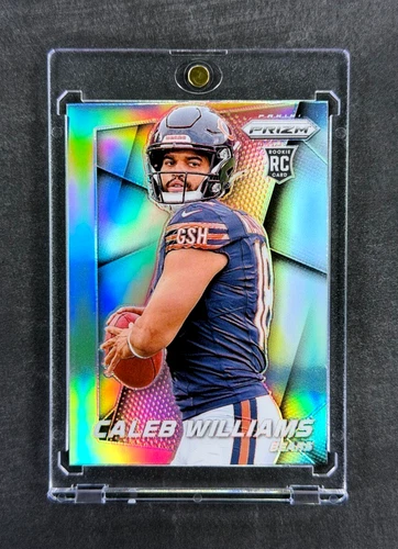 2024 Panini Prizm #1 Caleb Williams Flashback Variation Silver Rookie RC, Bears