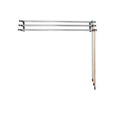 TENBEST Photography Backdrop Roller Support System with 3 Rollers, 80-inch