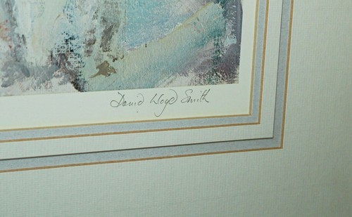 DAVID LLOYD SMITH (b.1944 ) Framed Limited Edition Print Seated Ballet Dancer - Picture 3 of 6