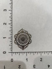 2 - Filigree Stamping Jewelry Making Component