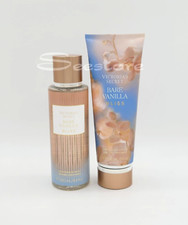 Victoria's Secret Bare Vanilla Bliss Body Mist Spray  Body Lotion New Set of 2
