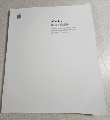 Apple iMac G5 User s Guide Mac Computer Handbuch Seltener Artikel