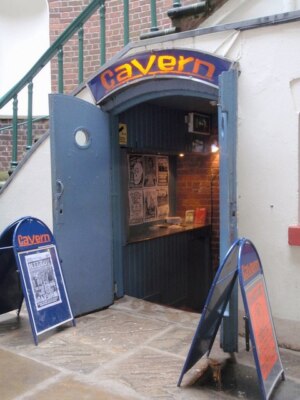 Photo 6x4 Cavern Club Exeter A glimpse inside the doors of the club in Q c2008