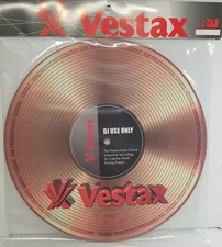 Vestax Gold Record Slipmat RARE Brand New