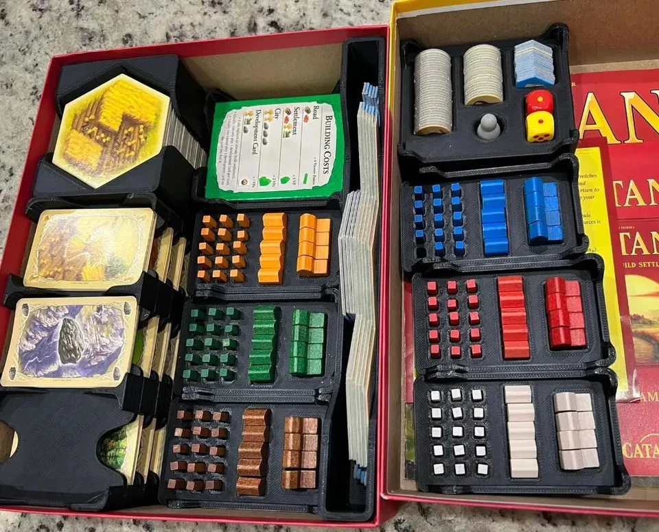 Insert Organizers for Settlers of Catan Base Game and Expansion - 3d Printed - Image 4 of 4