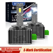 Bevinsee 2X D3S D3R LED Headlight Globes Bulbs 70W 7000LM Xenon HID Replace Lamp