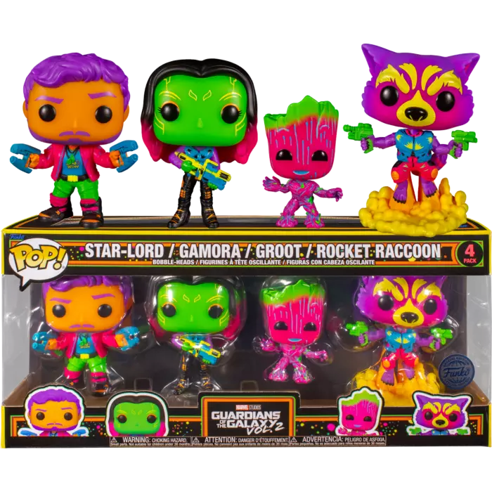 Guardians of the Galaxy Vol 2 Exclusive Blacklight Pop Vinyl