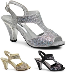 rhinestone wedges for wedding