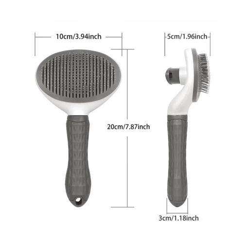 Pets Hair Grooming Massage Deshedding Cleaning Brush & Hair Remover Dog Cat Comb - Picture 3 of 15