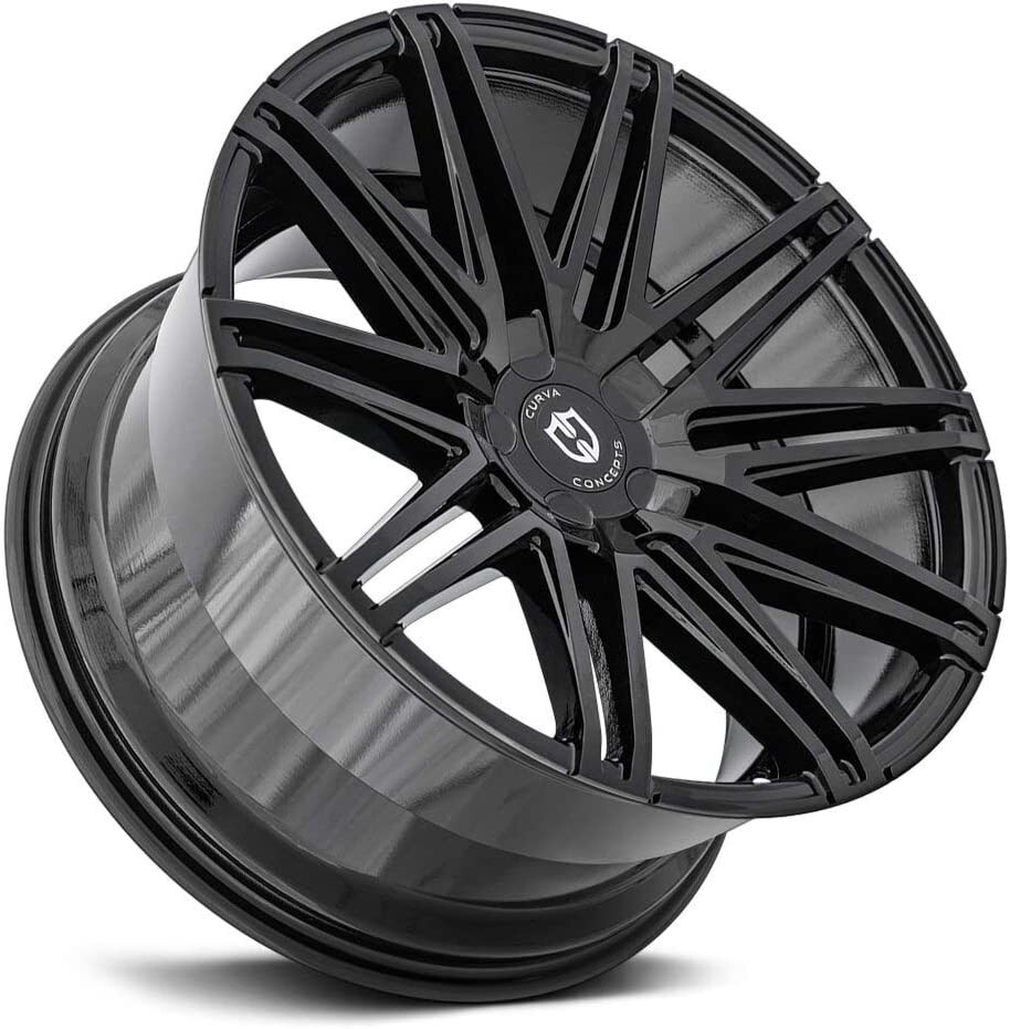 22" Curva C48 Black Wheels for Porsche Panamera Cayenne Bentley Mulsanne