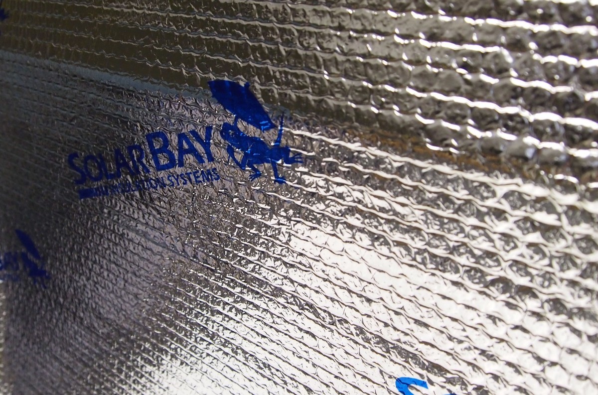 25 x 1m SolarBay selbstklebende Thermo Luftpolsterfolie Isolierung Loft Wohnmobi