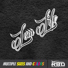 Low Life Sticker Lowlife Jdm Acura Honda Vw Truck Window Lowered Car Decal