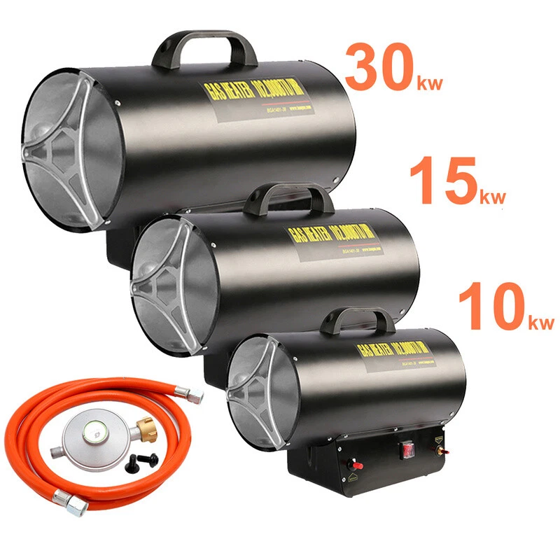 Gas Heater Gas Space Heater 10-30kw Cut-off protection Industrial Heater  Garage | eBay