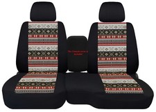 Aztec Boho Truck Car Seat Covers Fits 04-12ford Ranger 60-40 Seatconsole Cover
