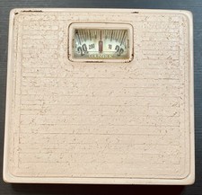 Working Old Vintage 1960's Mid Century Counselor Pink Bathroom Floor Scale USA