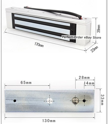 Tarjeta RFID impermeable EE. UU. IP68 control de acceso a puerta + bloqueo magnético eléctrico - Imagen 4 de 17