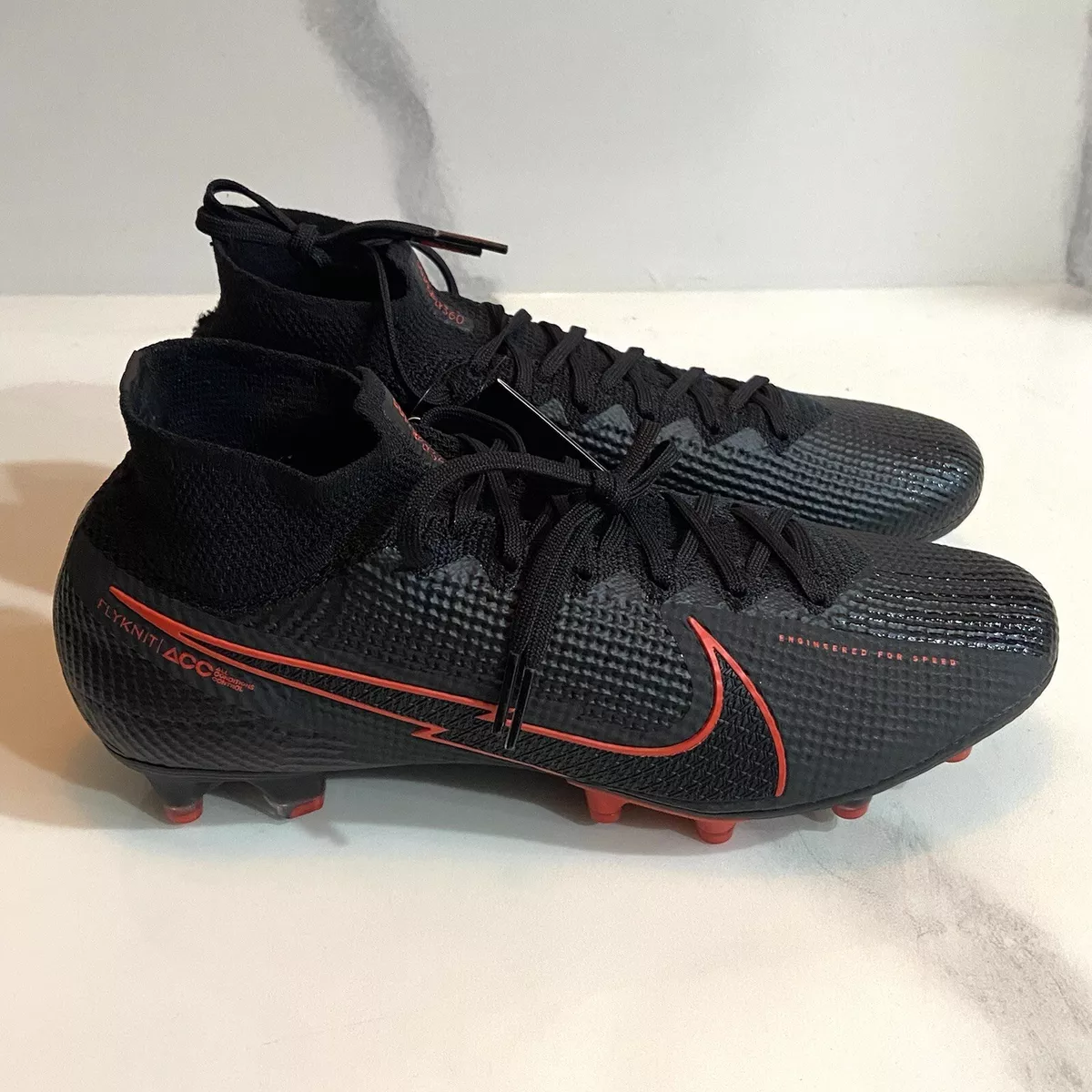 Nike Mercurial Superfly 7 Elite Men's 7.5 Women 9 Black Soccer Cleats NEW | eBay