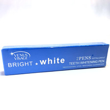 Teeth Whitening Pens Bright White - 2 Pens - Venus Visage - .07/fl.oz. x2
