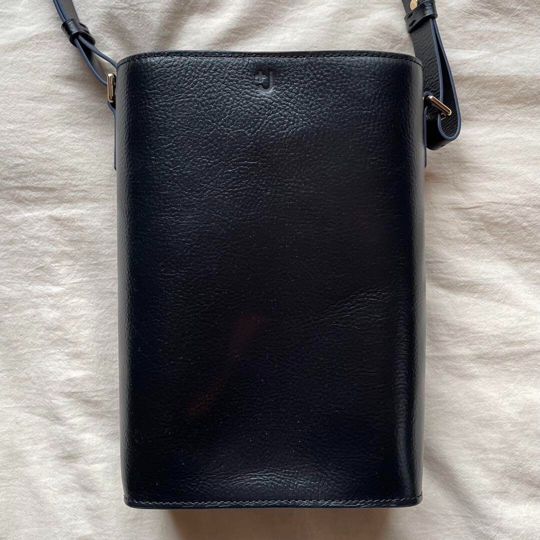 NEW Uniqlo +J Jil Sander Leather Shoulder Bag Black