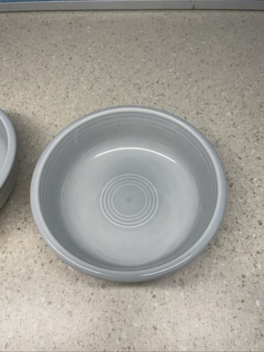 Homer Laughlin Fiesta Ware 5 1/2” Bowl Vintage Gray Grey 5.5” Bowl - EUC! - Picture 2 of 9