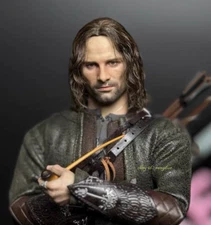 New Queen Studios INART 1/6 Rooted hair Aragorn II 12'' Action Figure In Stock
