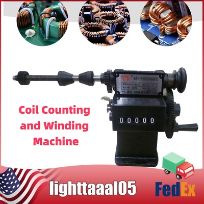 Dual purpose Manual /Coil Winder Hand Coil Winding Machine 0-99999 Replacement