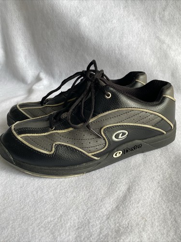 Dexter Slide Rite Bowling Shoes Black Fury B2453-1 Men’s USA Size 8.5 M - Picture 4 of 11