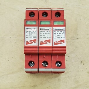 DEHNguard T 900681 600VAC Surge Arrestor Suppressor Dehn - Set of 3