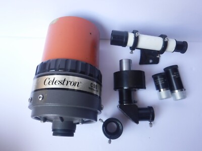 CELESTRON C90 1000mm F/11 Maksutov Telescope W/ Case And Lot Of Accessories