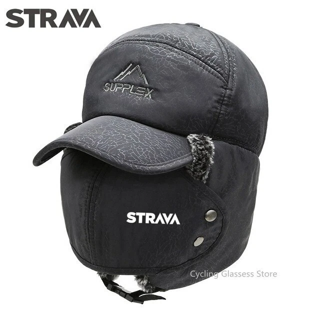 STRAVA Cycling Cap Winter Insulated Ear Protection Windproof Hat