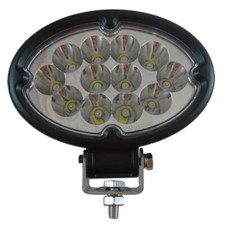 LED-640S LED Oval Cab Light 9-32V 36 Watt LED Spot Beam 2500 Lumens