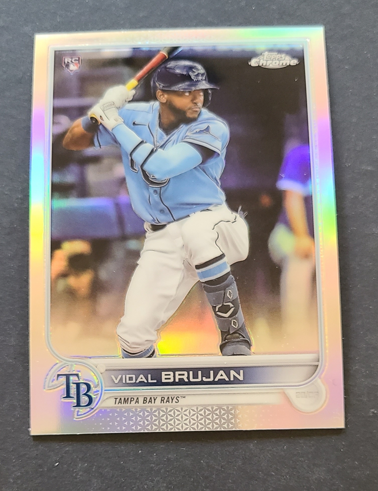 2022 Topps Chrome #134 Vidal Brujan Refractor RC ROOKI