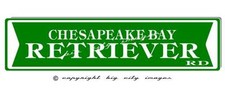 CHESAPEAKE BAY RETRIEVER DOG ALUMINUM ST SIGN Free shipping