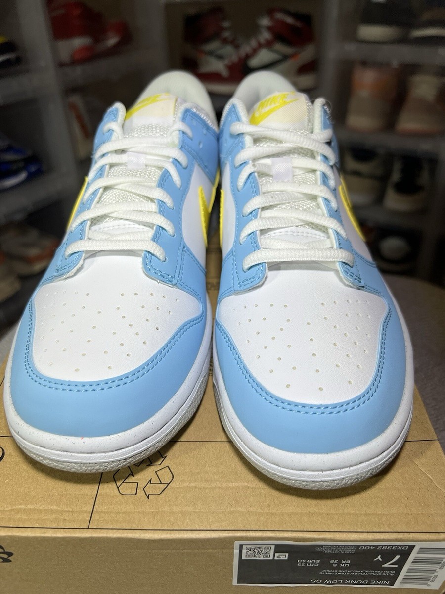 Size 7Y-Nike Dunk Low NN Homer Simpson Blue Chill GS SB RARE