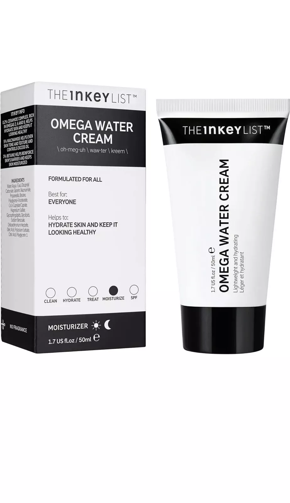 The INKEY List Omega Water Cream 50ml