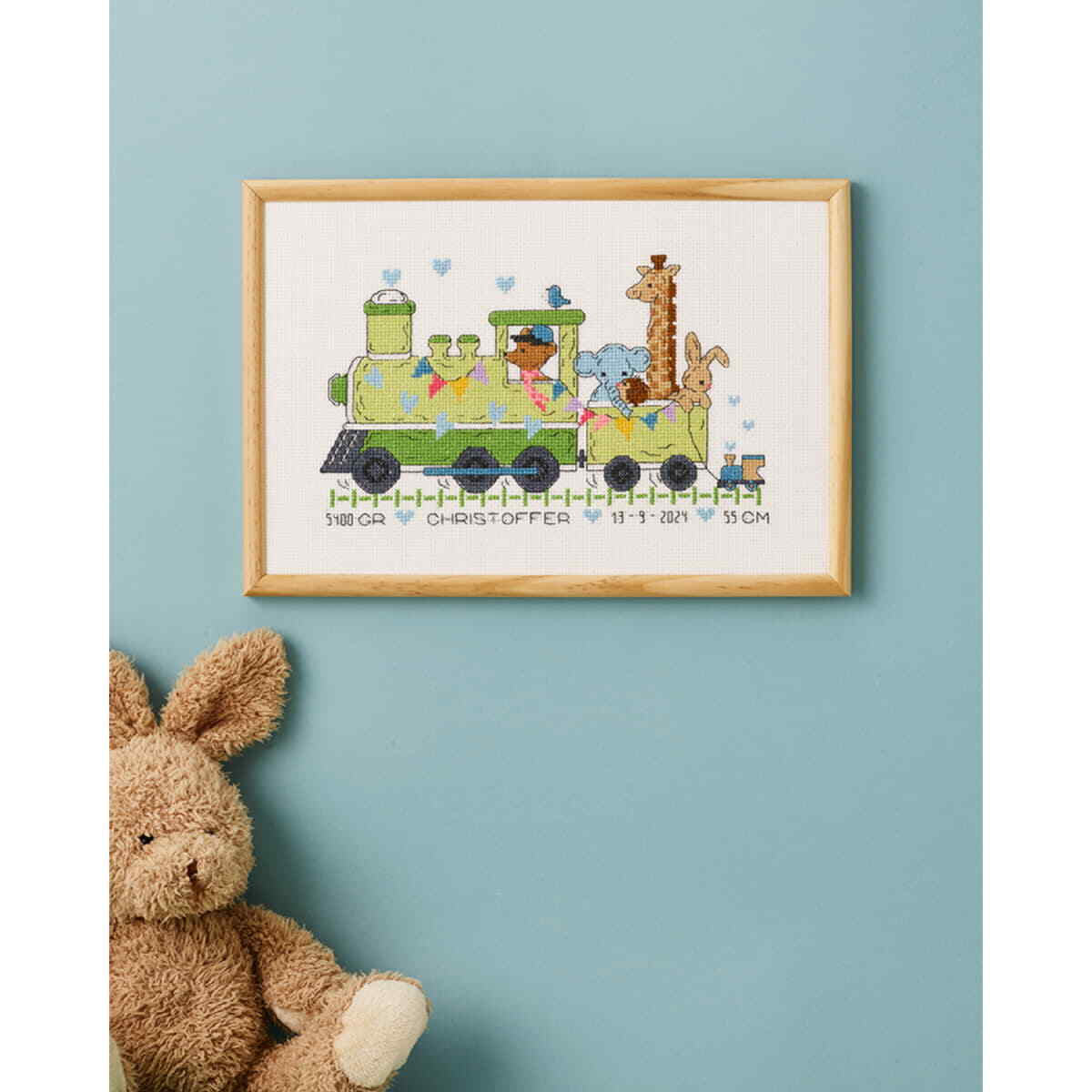 Permin counted cross stitch kit ""Christoffer"", 30x20cm, DIY