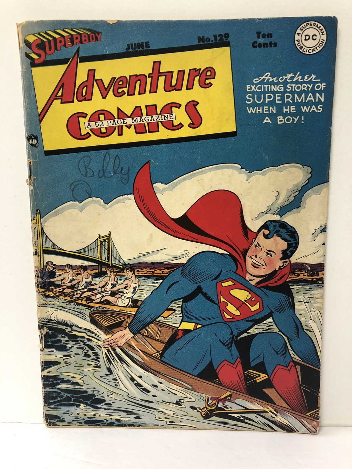 1948 Adventure Comics 129 Golden Age Comics eBay
