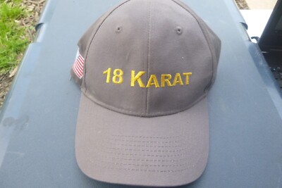 HDS Headwear 100% Cotton 18 Karat Hat Gray