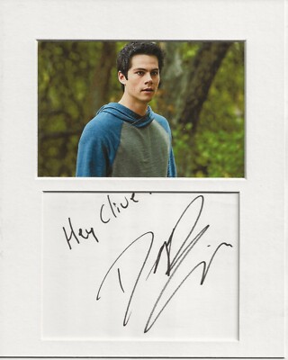 Dylan O'Brien teen wolf signed genuine authentic autograph UACC RD COA