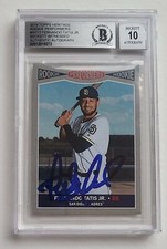 Fernando Tatis Jr SIGNED 2019 Topps Heritage RC Rookie Performer BGS BAS 10 Auto