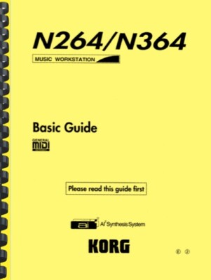 Korg N264 N364 Basic Guide AND Service Manual