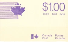 W CANADA 0586-BK75a DEFINITIVES BOOKLET