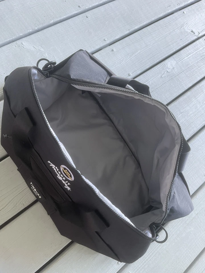 Timbuk2 The Player Duffel Bag Logo Embroidery Jet Black Size Small New With Tags - Image 4 of 4